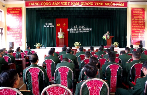 Bộ CHQS tỉnh Hải Dương: Bế mạc lớp tập huấn cán bộ Binh chủng năm 2021

